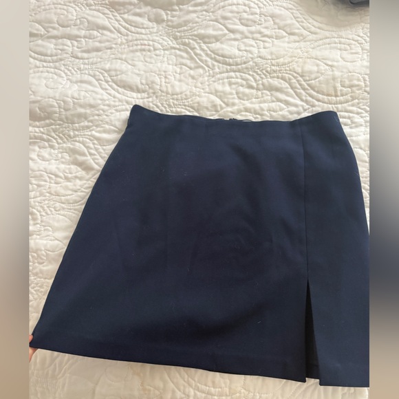 Aritzia - Sundays Best Blue Mini Skirt - Picture 1 of 4